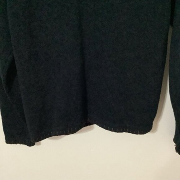 Chico's Black Sweater with Animal Embroidery - Picture 7 of 8